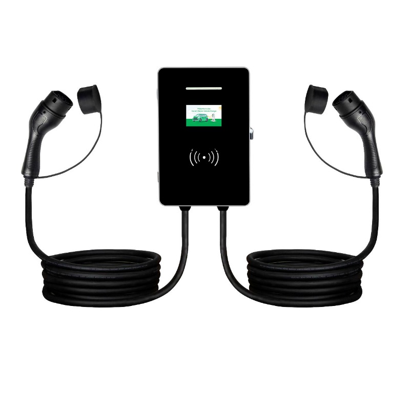 Ev Charger - เครื่องชาร์จรถยนต์ไฟฟ้าแบบติดผนังคู่ 7kW 14kW 22kW ประเภท 1
