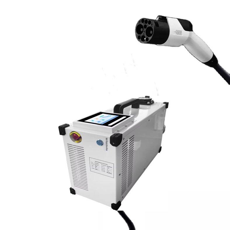 Fast Ev Charger - เครื่องชาร์จรถยนต์ไฟฟ้าแบบพกพา DC 40kW GBT สถานีชาร์จรถยนต์ไฟฟ้าเคลื่อนที่แบบเร็ว รองรับแรงดันไฟฟ้าเข้า