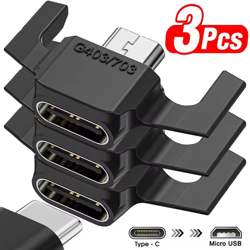 Type 2 Charger - อะแดปเตอร์แปลงจาก Micro USB เป็น Type-C สำหรับชาร์จเมาส์เกมมิ่งไร้สาย