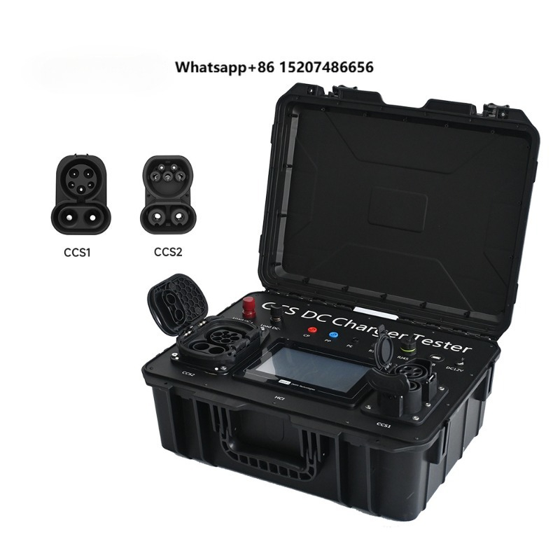 Ev Charging Pile - เครื่องจำลองการชาร์จรถยนต์ไฟฟ้า DC ความแม่นยำสูง CCS2 CCS1 สำหรับทดสอบแท่นชาร์จรถยนต์ไฟฟ้า