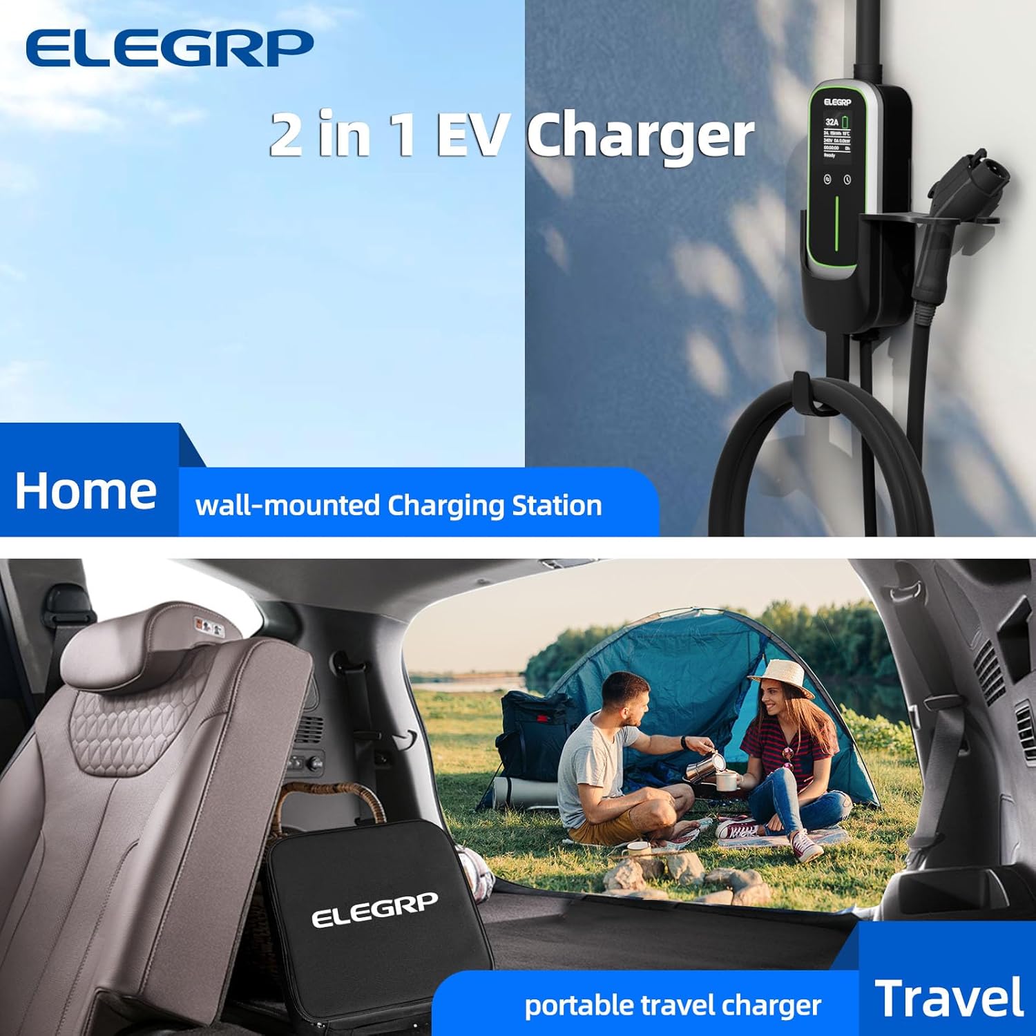 ELEGRP เครื่องชาร์จรถยนต์ไฟฟ้า - Home Ev Charger บทวิจารณ์และราคา