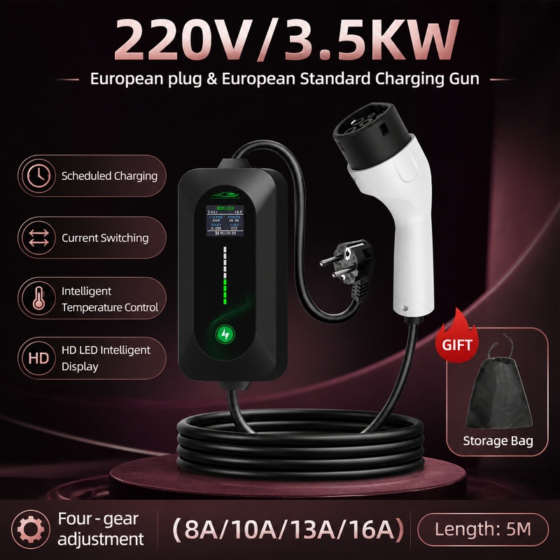 เครื่องชาร์จรถยนต์ไฟฟ้า ROMADA - Portable Ev Charger บทวิจารณ์และราคา