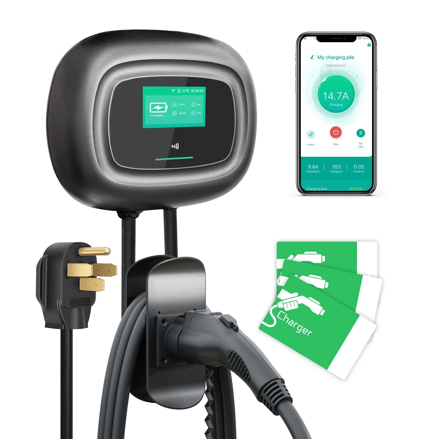 เครื่องชาร์จรถยนต์ไฟฟ้าแบบติดผ - Wallbox Ev บทวิจารณ์และราคา